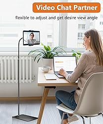 Evekea iPad Stand, Height Adjustable Tablet Floor