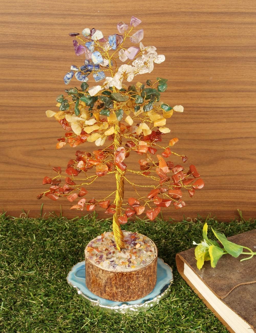Seven Chakra Tree of Life, Crystals and Gemstones Tree, Feng Shui Bonsai Tree for Positive Energy 7 Chaka Tree - Image 5