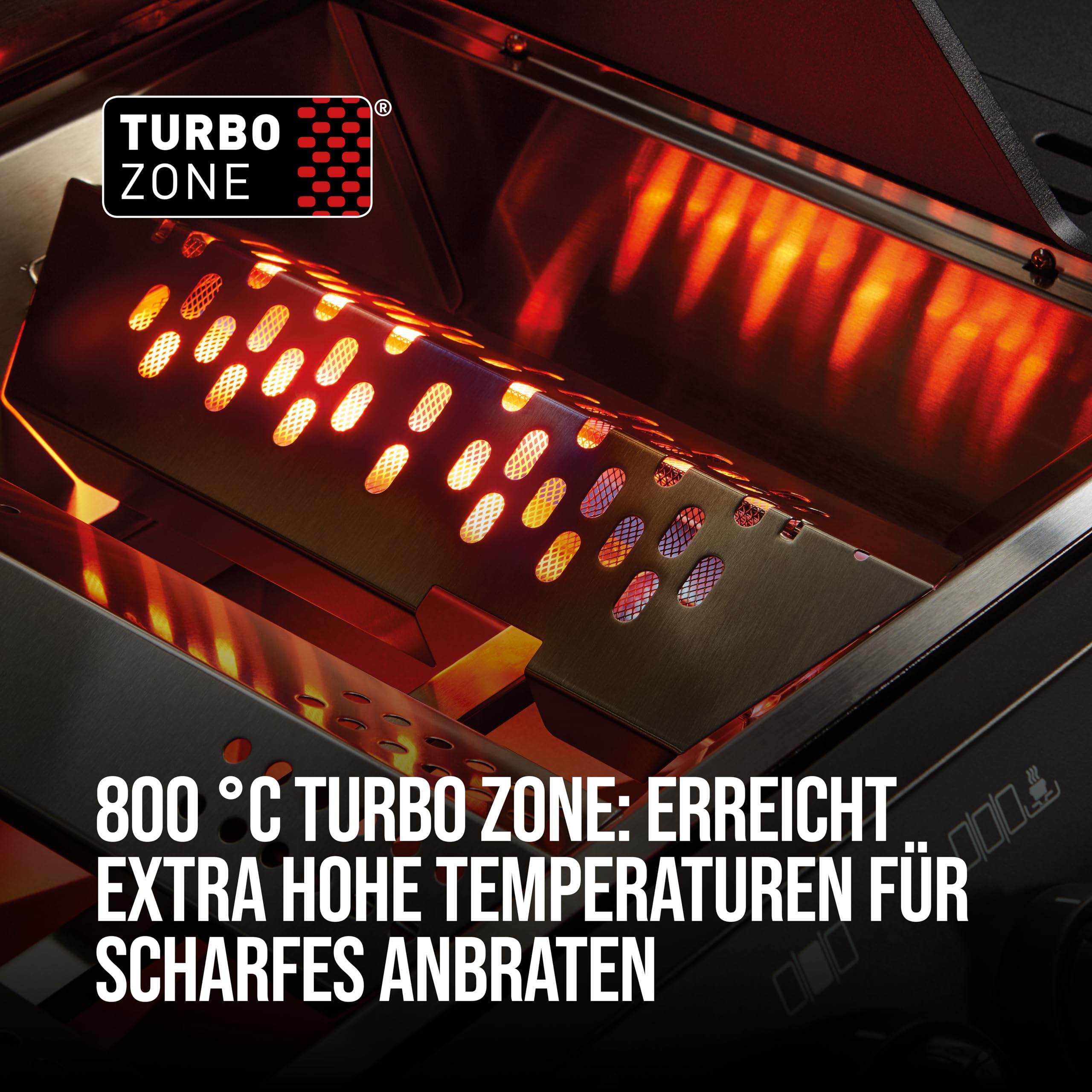 Enders® Gasgrill MONROE PRO 3 SIK TURBO SHADOW, 3-Brenner, Infrarot-Backburner, Seitenkocher, PanoVision Sicht, SWITCH GRID™ mit Sear Grate, HEAT RANGE™, 800 °C TURBO ZONE™, SIMPLE CLEAN™ #8381 3