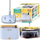 True &amp; Tidy TrueClean Spin Mop 2.0 w/Detachable Bucket &amp; Foldable Mop Head