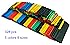 SummitLink Pack of 328 Pcs Assorted Heat Shrink Tube 5 Colors 8 Sizes Tubing Wrap Sleeve Set Combo