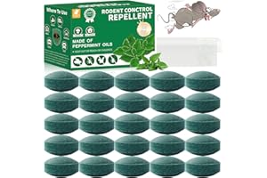 SANWEDFO Mouse & Rat Repellent Pouches Peppermint Oil Mice Repellent - Rodent Deterrent Bags for Indoor/Outdoor Use, Home Garage Car RV Boat Cabin Protection (24 Pack)