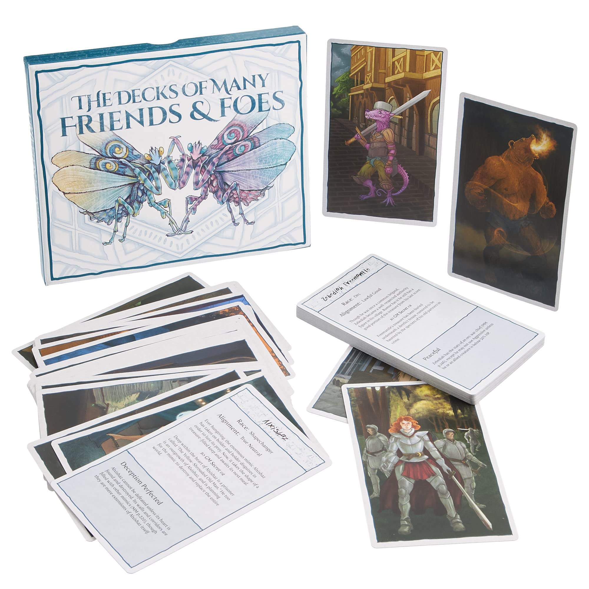 The Deck Of Many Things & The Deck Of Many Fates – 49 Handillustrierte Fantasy-Karten Für RPG & Dungeon Master