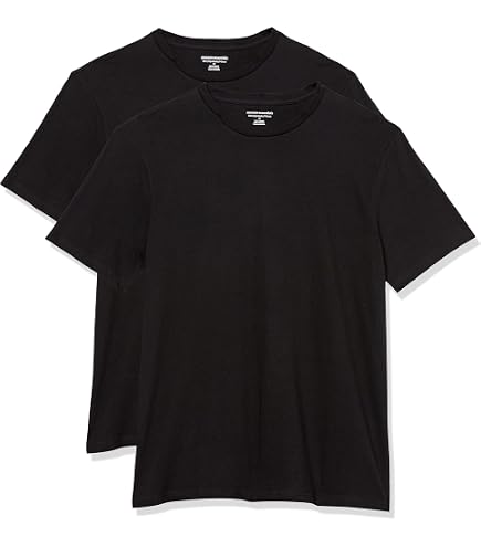 Amazon.com: Amazon Essentials Men's 2-Pack Slim-Fit Short-Sleeve
