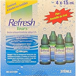 Refresh Tears Lubricant eye drops 4x15 ml, 1x5 ml
