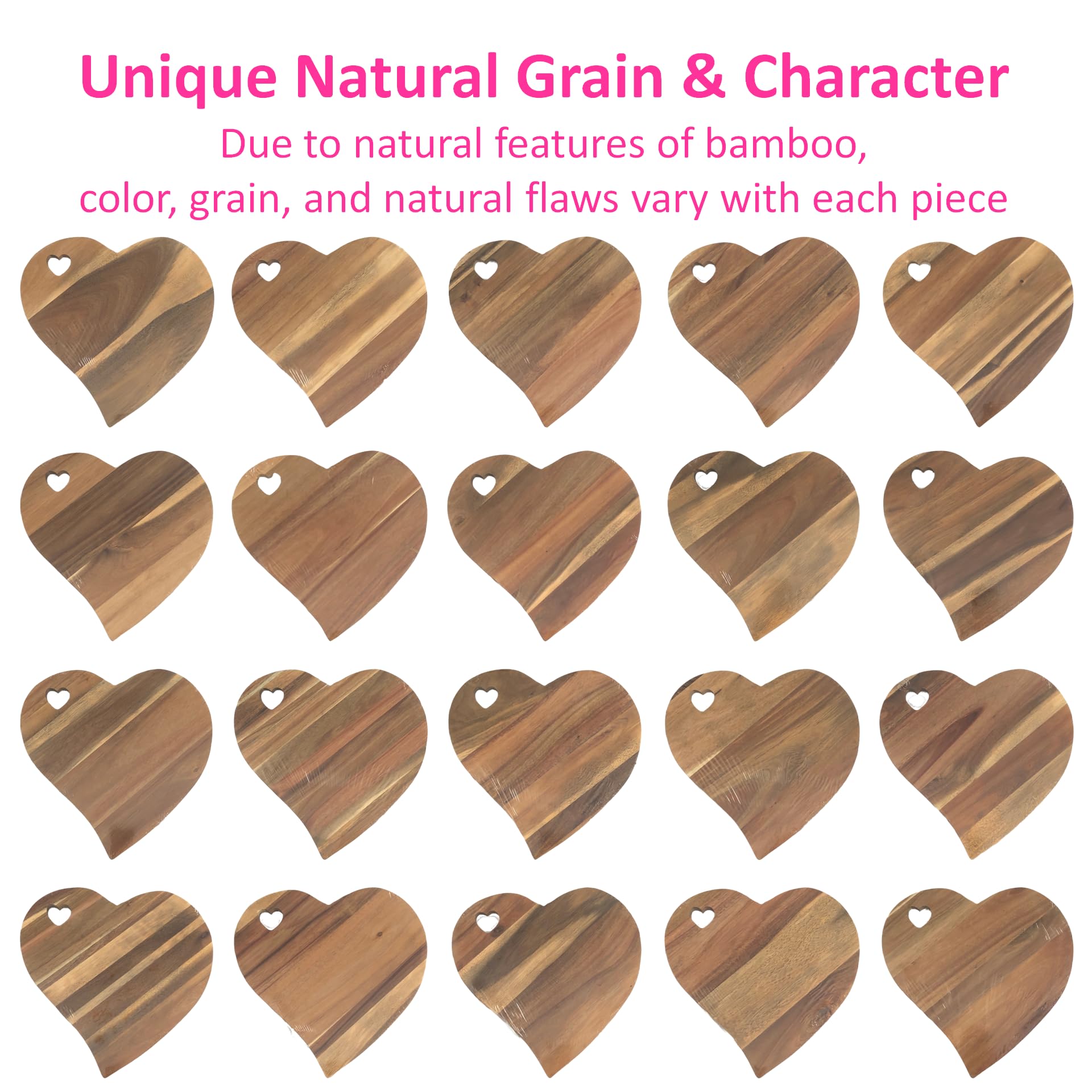 Heart Shaped Charcuterie Board - Heart Charcuterie Board Chautierre Board Brisket Cutting Board Charcuterie Meat And Cheese Platter Unique Cheese Board Wooden Cutting Board Cool Cutting (Acacia Wood)