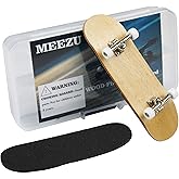 WDTMEEZU Wood Finger Skateboard Professional Fingerboards Wheels with Bearings Mini Fingerboard