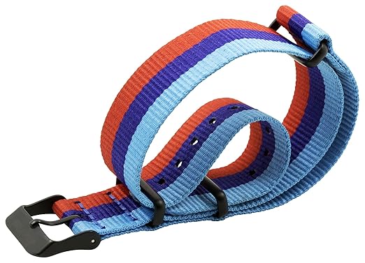 WRISTPUNK Uhrenarmband NATO Strap - BMW M Edition - Schließe Schwarz Eloxiert