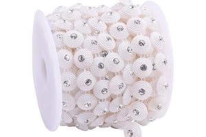 KAOYOO 10 Yards Crystal Rhinestone Chain Trim Sew on Trims for Wedding Dress Decoration