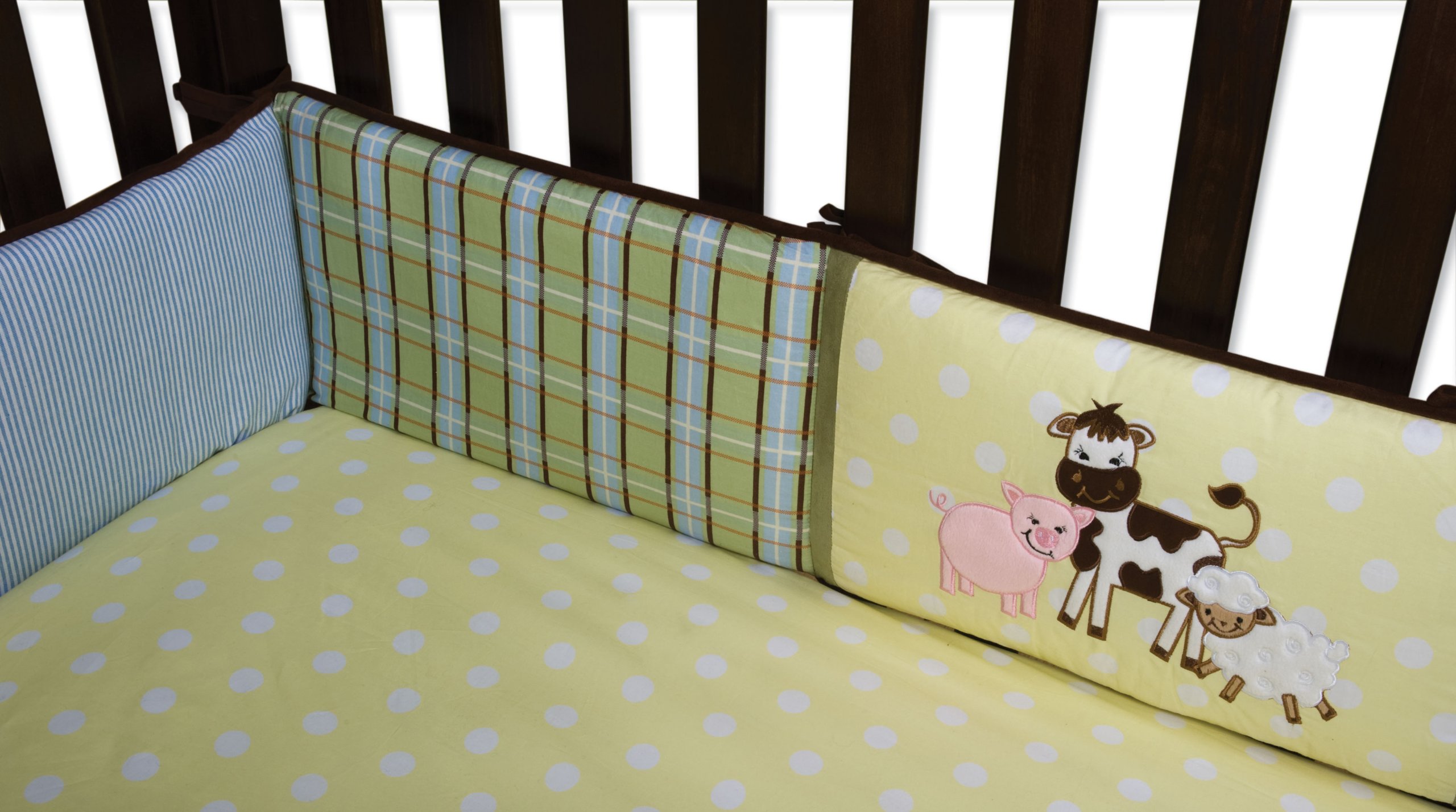 Trend Lab Baby Barnyard 3 Piece Crib Bedding Set Farm
