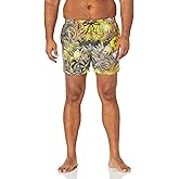 BOSS Men's Reev Tropical Print Swim Trunks 4.75"