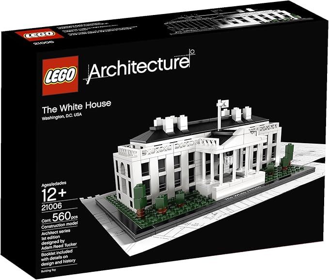 lego white architecture set