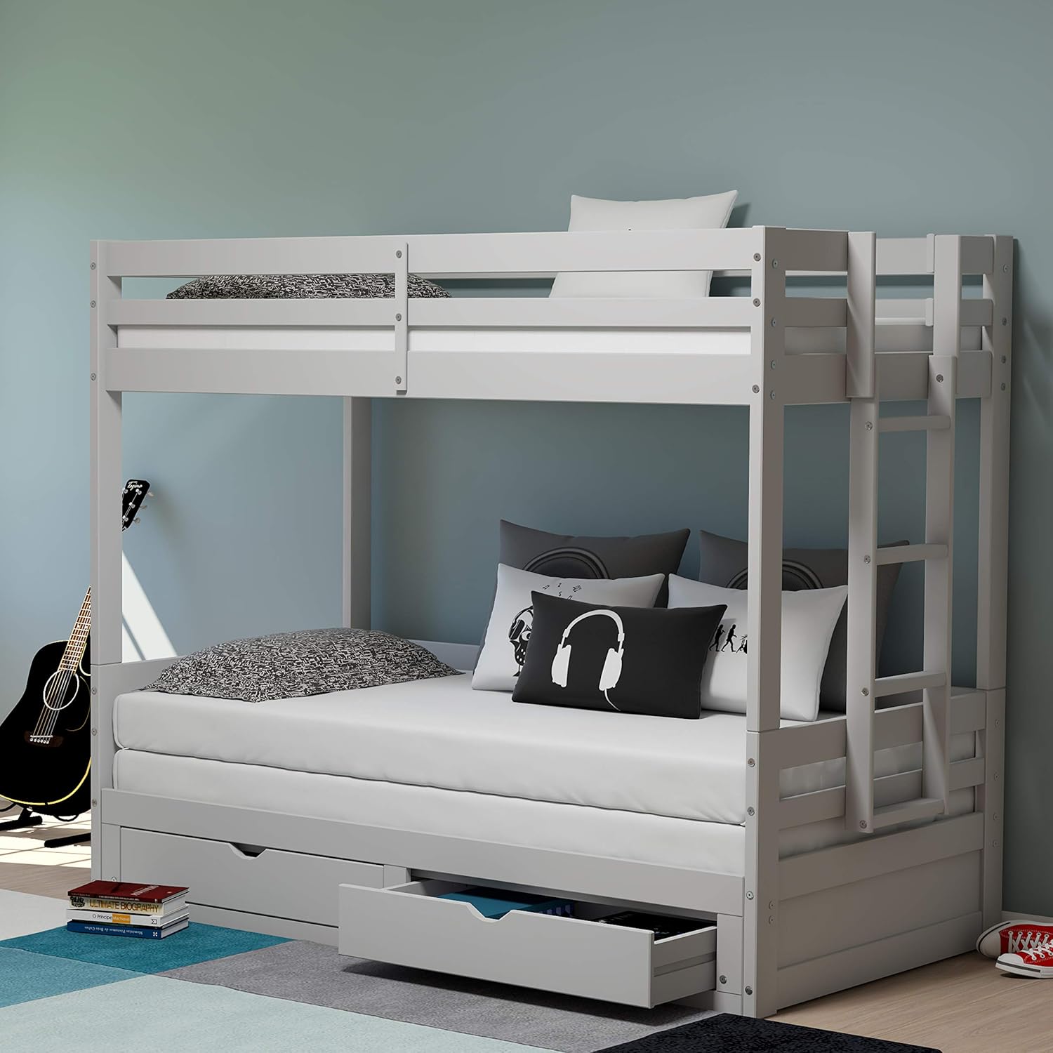 Amazon Com Alaterre Furniture Jasper Twin To King Extending Day
