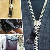 Ouligay 6pcs Zipper Pull Tabs Detachable Metal Extender Repair Kit view 5