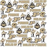 Purdue University 50ct Vinyl Sticker Pack – Large Waterproof Purdue, Block‑P, Mascot & Boiler Up Decals for Laptops, Water Bottles, Tablets, Scrapbooks, Vehicles & More – Officially Licensed Designs