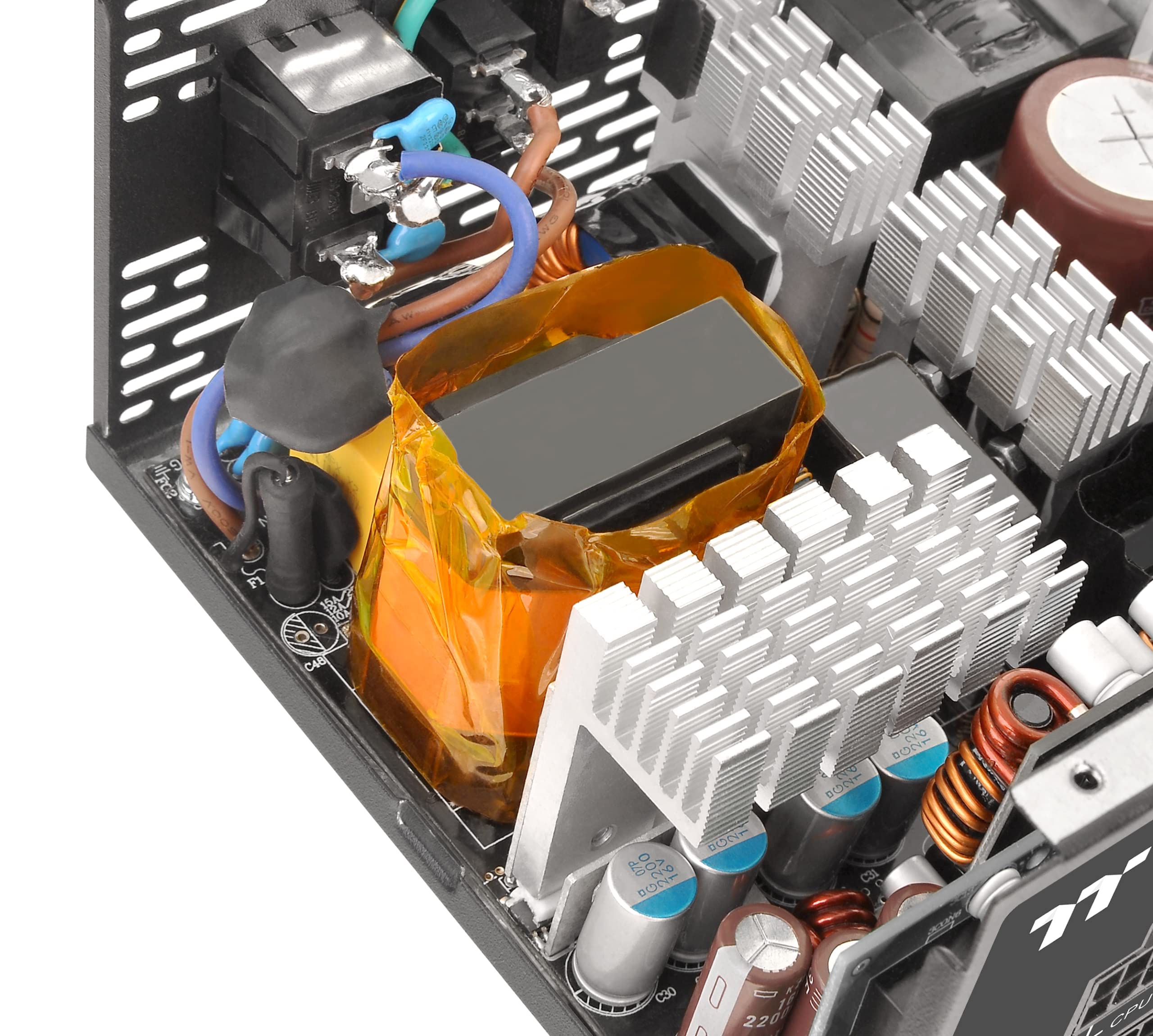 Thermaltake Toughpower Pf3 1050 Watt/Atx 3.0 / Native Pcie 5/100% Japanese Capacitors/ 80 Plus Platinum/Fully Modular Pc Power Supply - View 9