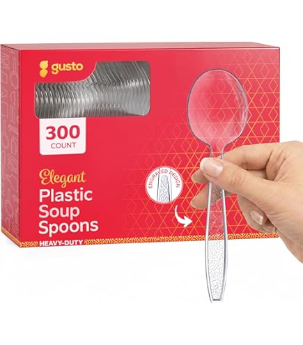 300 Count Extra Heavy Duty Clear Plastic Forks - BPA-Free Disposable Forks Bulk For Parties & Events