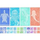 Widdonen Thin Turkish Beach Towel Lightweight Quick Dry Absorbent Cotton Bathroom Bath Pool Swim Towels Extra Large Oversized Sand Free Beach Accessories Essentials Cloud Gifts for Adult