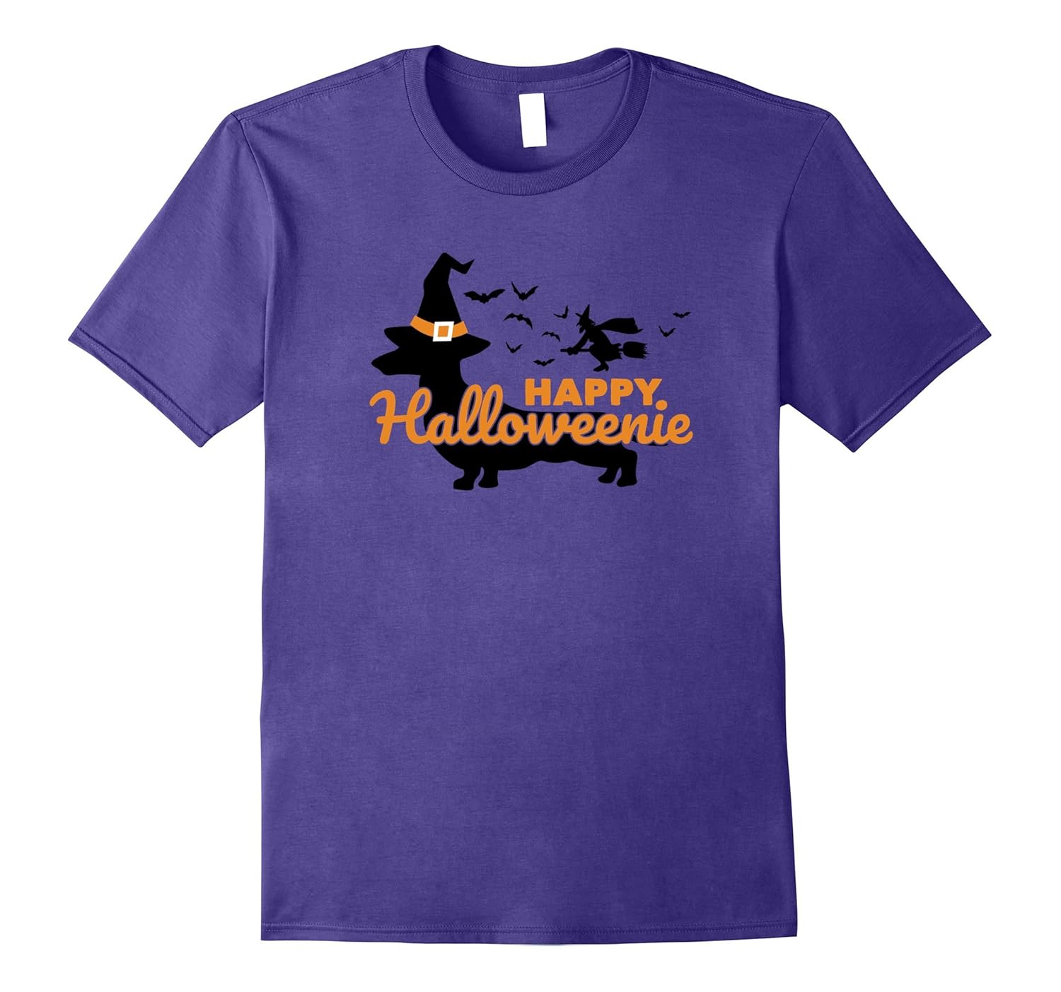 Happy Halloweenie T-Shirt Dachshund Gift Shirt-T-Shirt