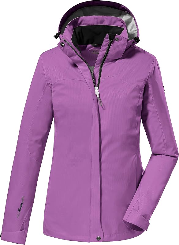 Mujer Chaqueta funcional/chaqueta de exterior con capucha desmontable KOS 133 WMN JCKT, mallow, 48, 38383-000