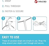 VELCRO Brand ONE-WRAP Straps Reusable Assortment Cable Ties Multi-Colour 60 Pack view 2