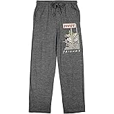 Bioworld Friends TV Illustrated Pivot Scene Men's Gray Heather Sleep Pajama Pants