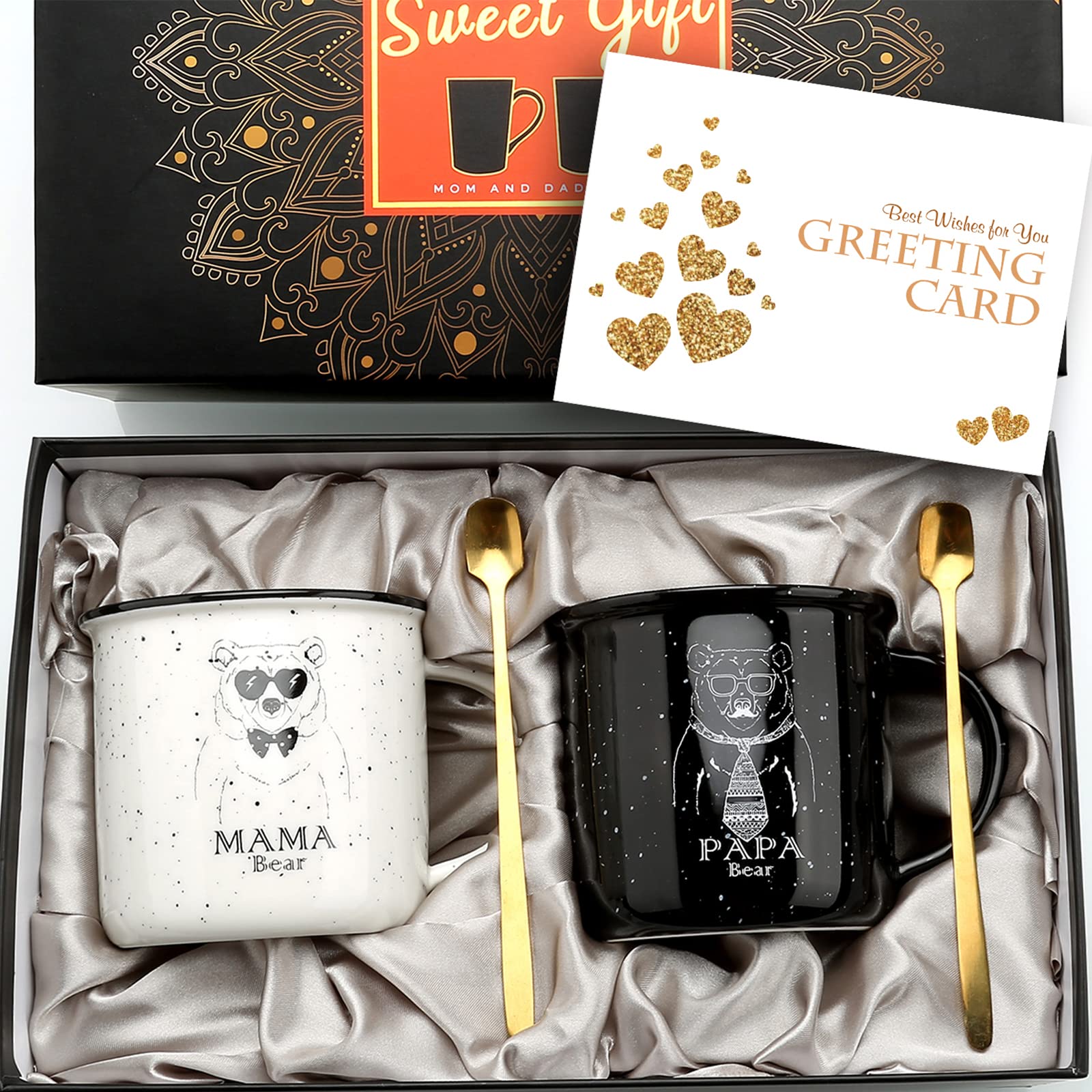 Mama Bear Papa Bear Coffee Mugs Set