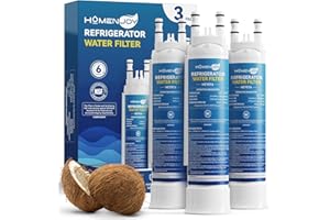 HOMENJOY FPPWFU01 Water Filter Replacement For Frigidaire PurePour FPPWFU01 PWF-1, Electrolux EPPWFU01 Water Filter, 3 Pack
