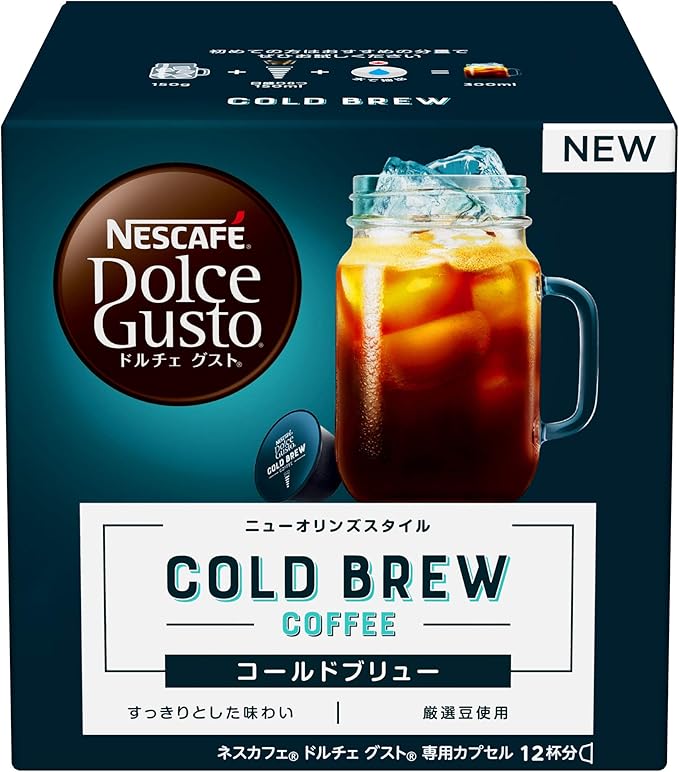 Amazon ネスカフェ ドルチェ グスト 専用カプセル コールドブリュー 12p 12杯分 ネスカフェ Ndg 食品 飲料 お酒 通販