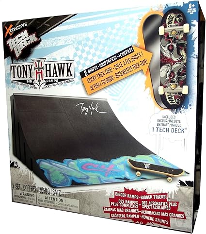 tony hawk tech deck skatepark ramp set