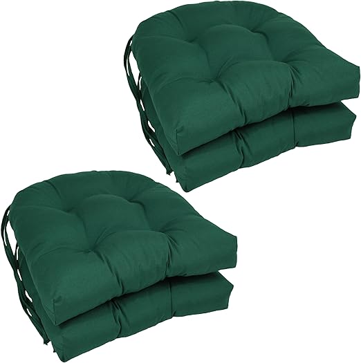 Amazon Com Blazing Needles Solid Twill U Shaped Tufted Chair