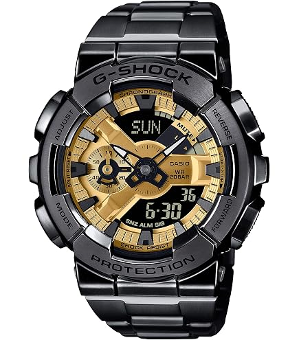 Amazon.com: G-Shock GM110G-1A9 Gold/Black One Size : Clothing