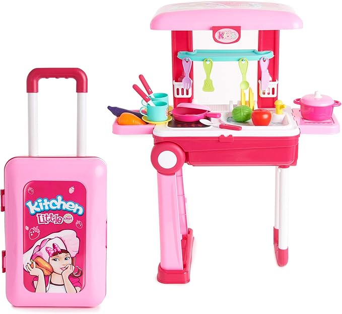 toy chef travel kitchen set
