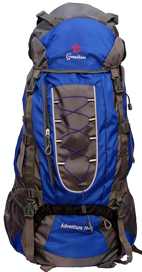 Grandiose 75L Thread Model Royal Blue Hiking Backpack/Rucksack (GTB67503RB)