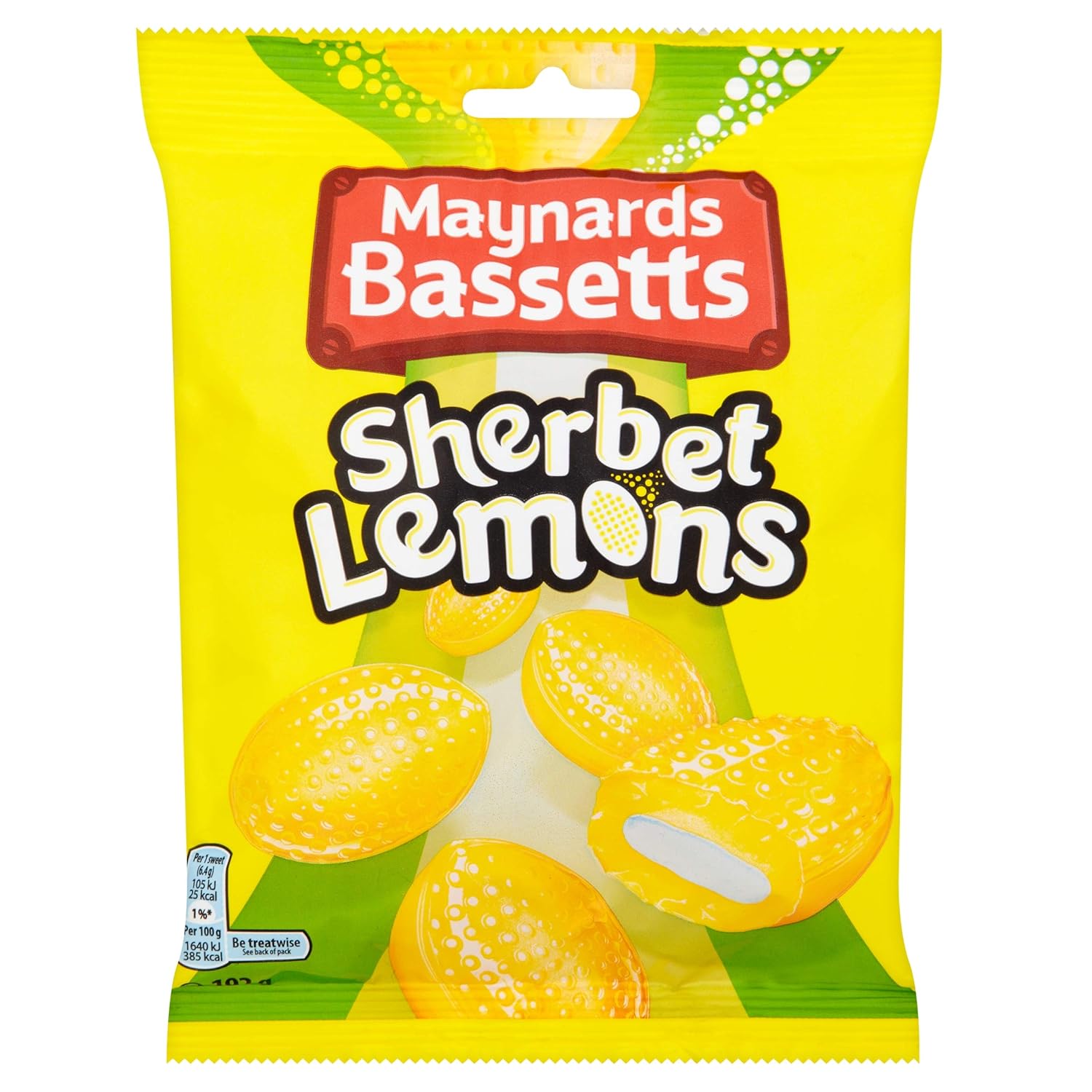 Bassetts Sherbet Lemons Bag 192 g (Pack of 6) Amazon.co.uk Grocery