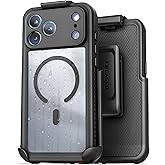 Encased Waterproof Case for iPhone 17 Pro Max with Belt Clip (IP-68) Full-Body Military Grade Protection with Camera Control Button and Port Covers, Compatible with MagSafe