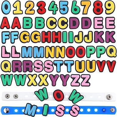 croc charms letters amazon