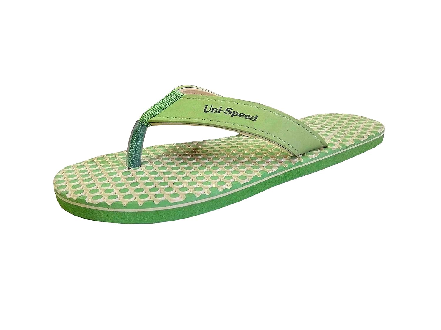 unispeed women's foot relief + accupressure dotted flip-flops