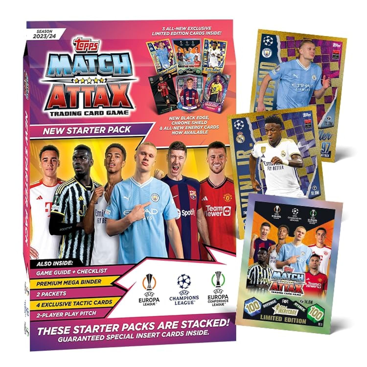 Topps Match Attax 23/24 - UEFA Champions League Football Cards | Trading Cards (Starter Pack)