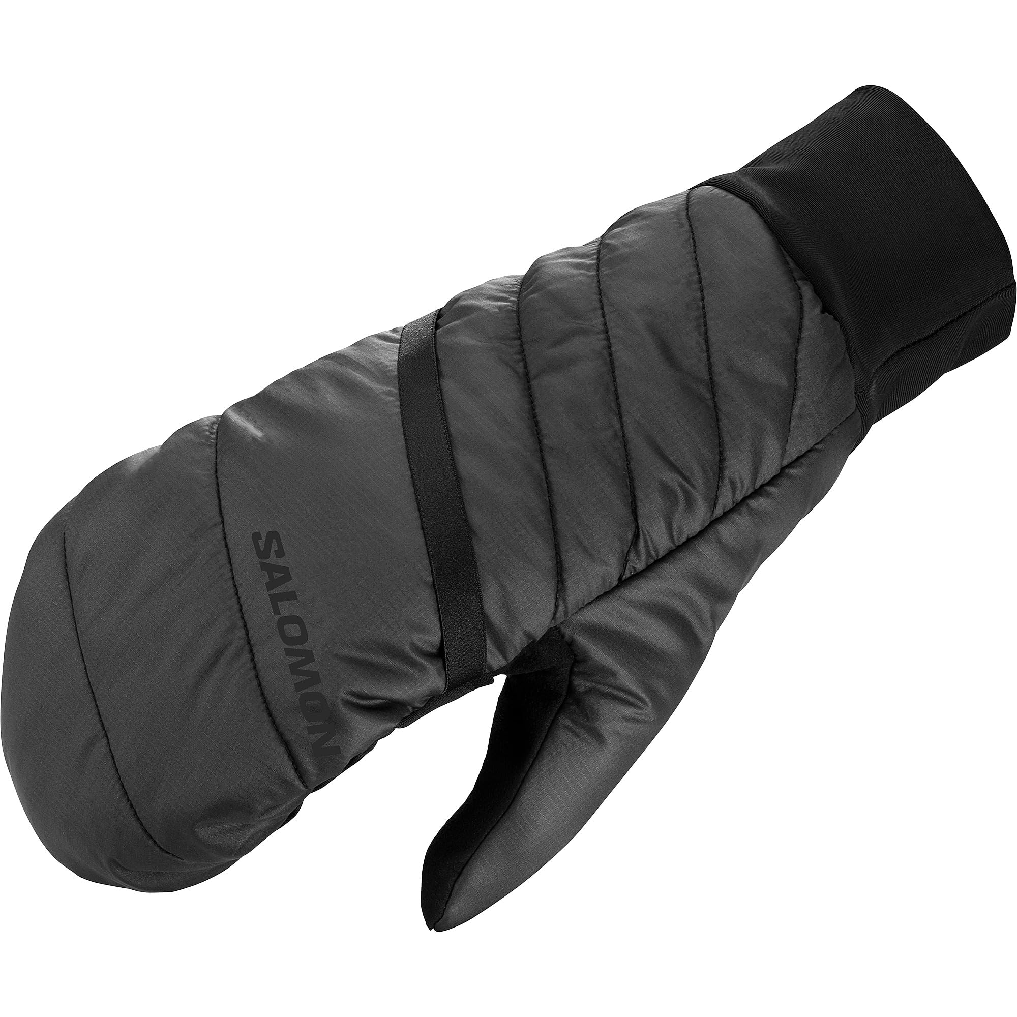 Salomon Mtn Overmitten Unisex Mittens, Cozy warmth, Practical design, All-winter protection, Deep Black, Deep Black, M/L