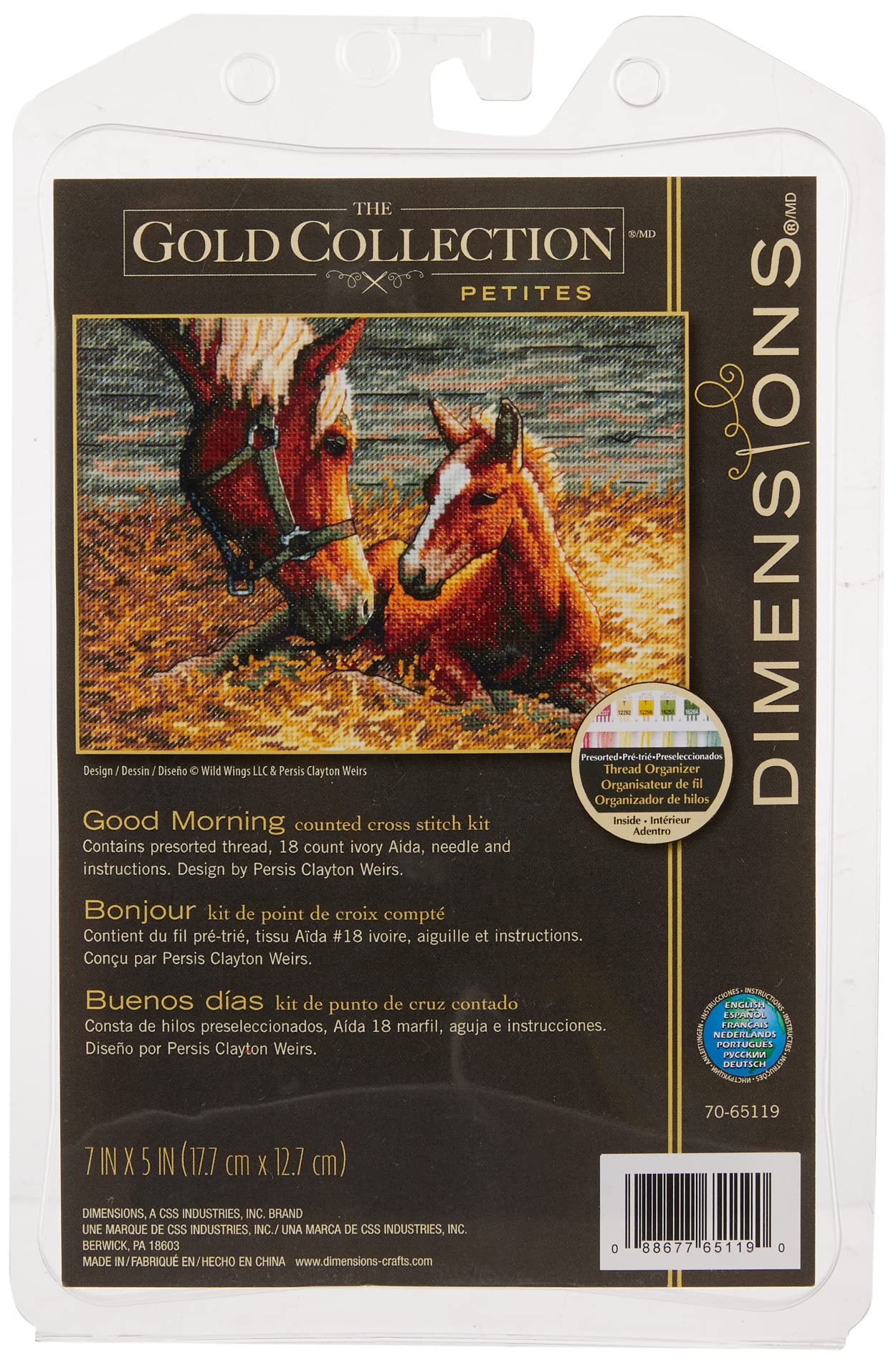 Dimensions D70-65119, Good Morning, Gold