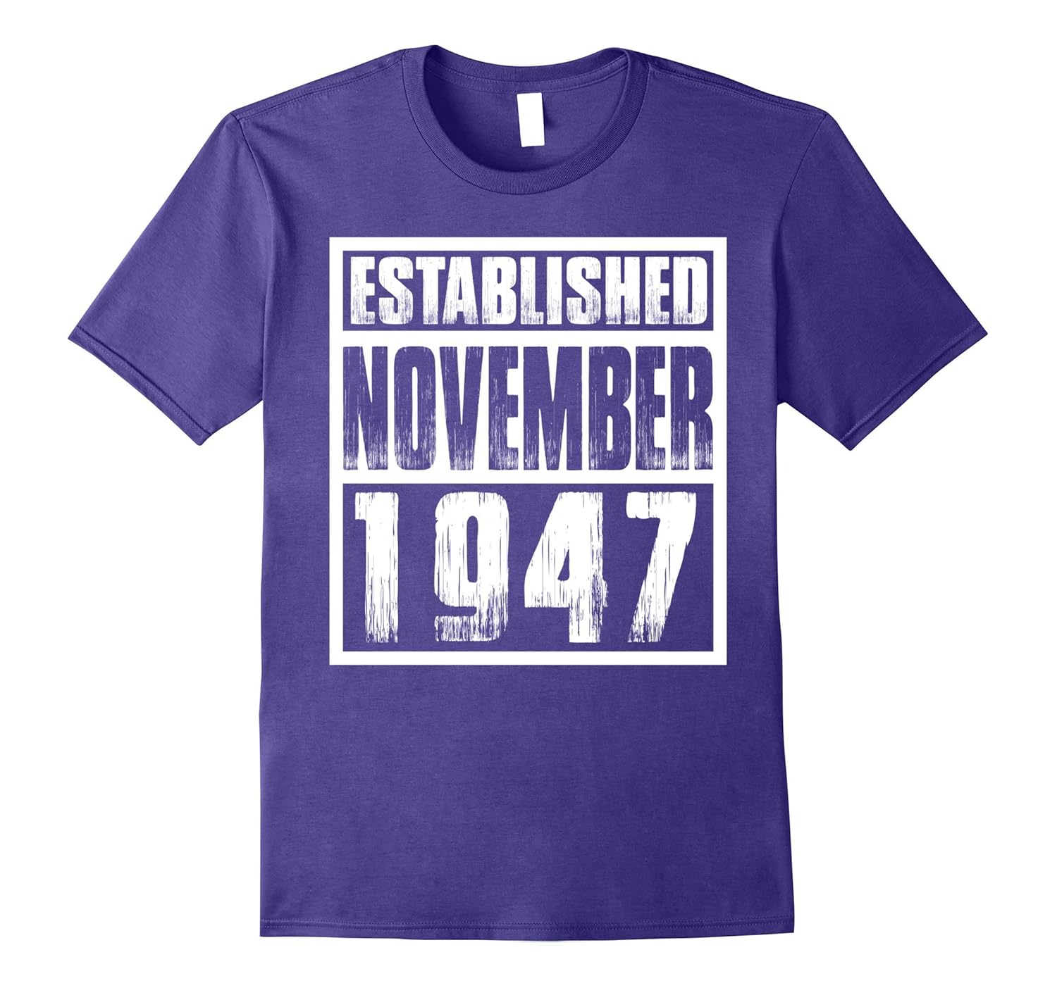 November 1947 70th Birthday Gift For 70 Years Old T-Shirt-ANZ