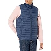 Amazon Essentials Men's Lightweight Water-Resistant Packable Puffer Vest