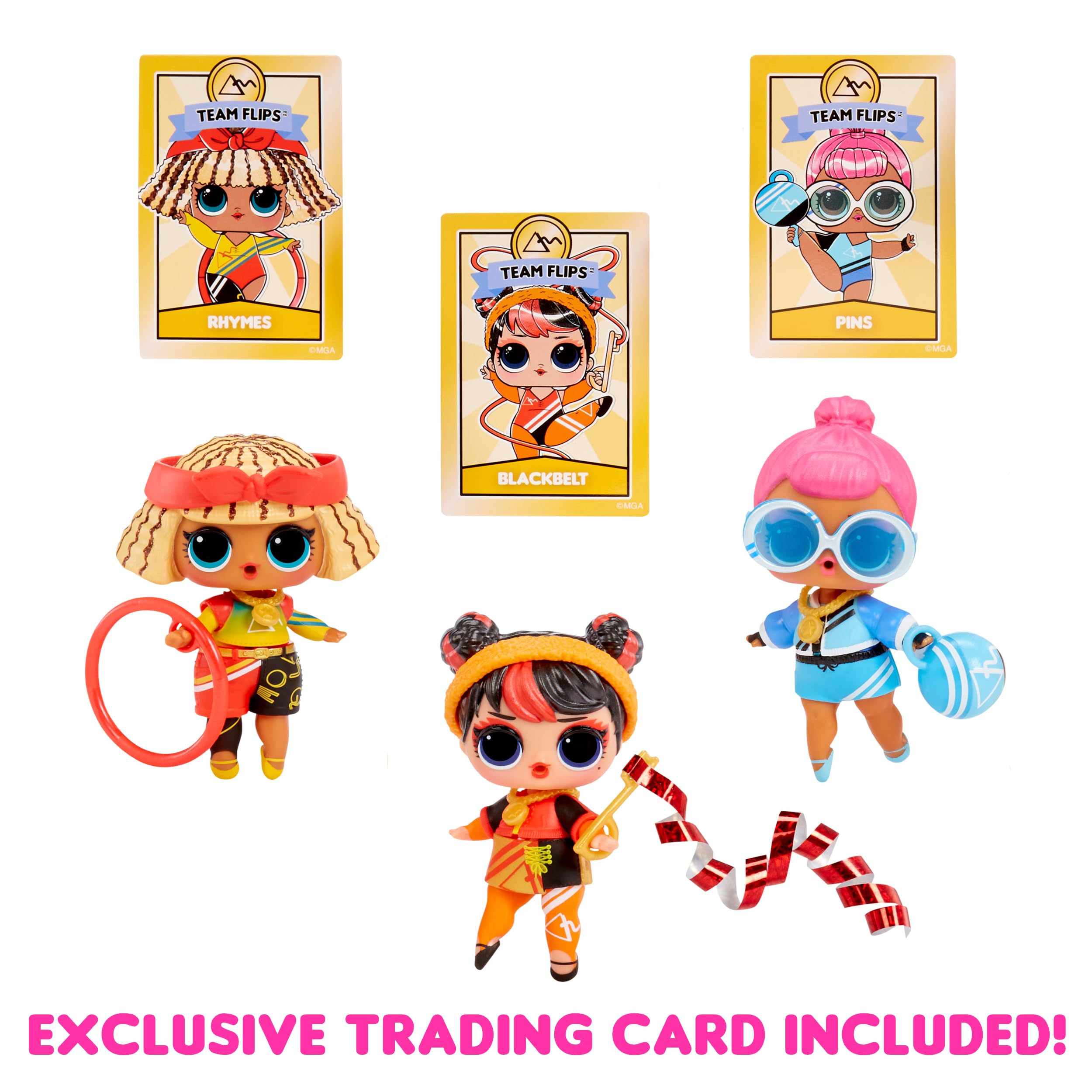 LOL Surprise All Star Sports Gymnastics with Collectible Doll, 8 Surprises, Gymnastics Theme, Balance Beam Ball, Sports Doll, Great Gift, Limited Edition Doll