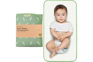 KeaBabies Portable Diaper Changing Pad, Easy Wipe Clean - Foldable Waterproof Baby Changing Mat for Diaper Bag, Compact, Ligh