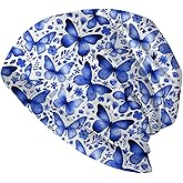 Floral Dog Womens Slouchy Beanie Cotton Chemo Caps Cancer Headwear Hats Turban Baggy Skull Sleep Scarf