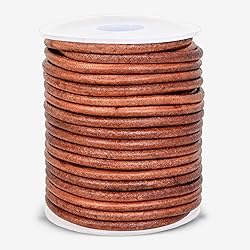 GENIQUE Real/Genuine Round Leather String Cord for
