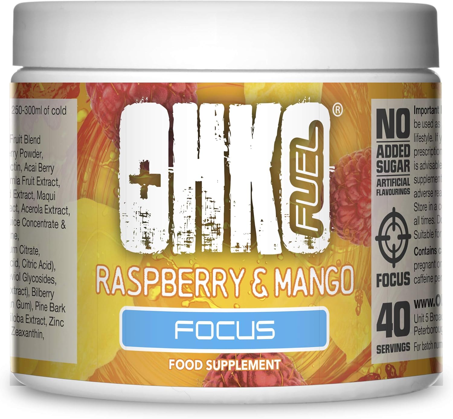 Focus Energy Drink Powder for Gamers Range of Delicious Flavours
