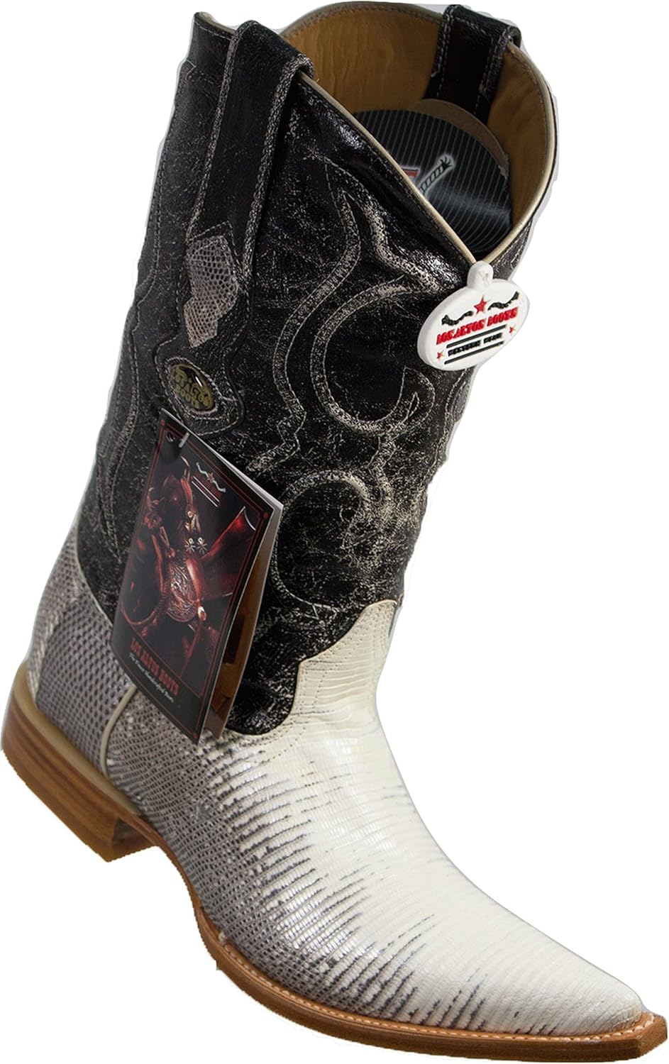 Los Altos Ring Lizard Boot Natural Color (11 EE Wide) Western