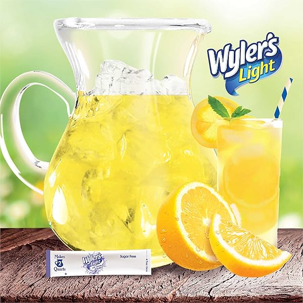 WYLER’S LIGHT PITCHER PACKS, WATER DRINK MIX, LEMONADE,6 PITCHER PACKETS